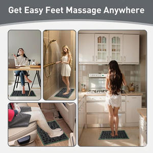 Opvouwbare PU Acupressuurmat met deeltjes voor voetmassage en drukpuntmassage ter verlichting van voetpijn - Product Image 6