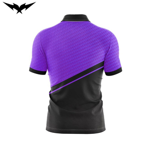 Camiseta de Bolos Casual Personalizada con Cierre y Diseño Impreso, Sublimada por Completo, Transpirable y de Secado Rápido, Unisex - Product Image 2