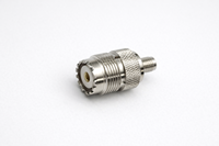 Adaptador Coaxial RF UHF Hembra a Hembra Avanzado, Conector Niquelado y Cromado para CCTV DVR Audio Video