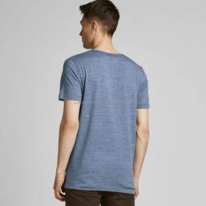 Camiseta de Hombre 100% Algodón al por Mayor, Manga Corta, Cuello Redondo, Corte Ajustado, Estilo Casual Urbano en Diferentes Colores - Product Image 4