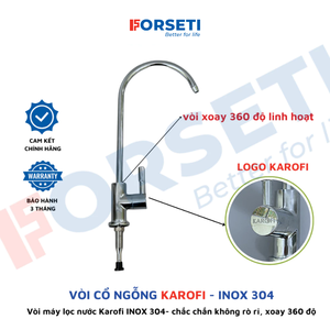 Robinet col de cygne en acier inoxydable 304 Forseti de qualité supérieure pour système de traitement d'eau par osmose inverse 1 étape, installation facile - Product Image 5