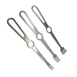 CE ISO Approved Steel 3-Piece Skin Pull Hook Retractors Manual 235mm Long Surgical Orthopedics By <b>Blush</b> Surgical - Product Image 2