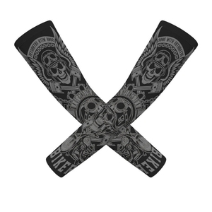 Manchons de bras en nylon/spandex pour cyclisme, à séchage rapide, écologiques, respirants, rafraîchissants, anti-UV, à sublimation intégrale et compression - Product Image 5