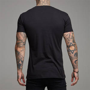 Men's <b>Customised</b> Logo Twill Stand Collar ODM T-Shirts with Custom Branding for Summer - Product Image 2