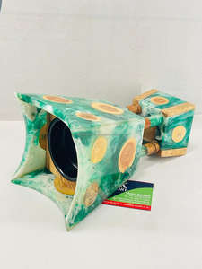 Brûleur d'encens arabe antique, porte-bakhoor en bois de haute qualité avec résine époxy, décoration d'intérieur à vendre pour Falak World Export - Product Image 6