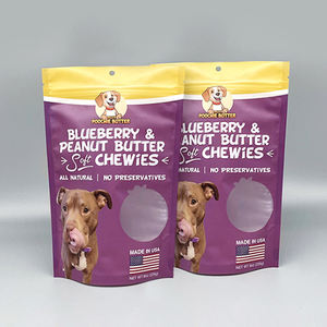 Sacs Mylar transparents refermables à fermeture éclair personnalisés pour l'emballage de friandises pour chiens et nourriture pour chats, anti-odeur, à fond plat - Product Image 5