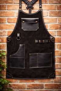 Tablier de protection en cuir premium pour four à pizza, résistant à la chaleur et aux odeurs, robuste et décontracté, idéal pour la cuisson au feu de bois, qualité professionnelle - Product Image 4