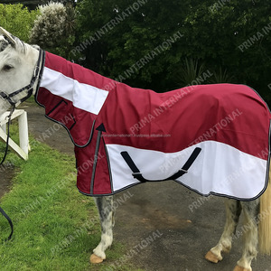 Couverture anti-mouches pour cheval personnalisable, légère, imperméable, en maille rafraîchissante pour l'hiver, avec coque en polyester Ripstop - Product Image 2