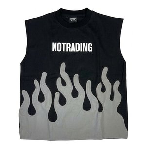New Arrival Custom Printed Logo Men's Black Sleeveless <b>Shirts</b> And Shorts Sets For Highstreet Summer Outdoor Sets For Mens Tshirt - Product Image 2