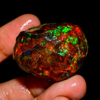 Opale d'Éthiopie Welo Fire 100% naturelle de qualité supérieure, pierre brute non montée pour la fabrication de bijoux DIY