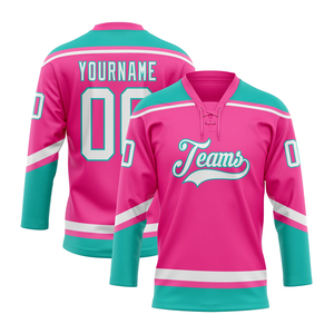 Custom Team <b>Name</b> Adult Men's Ice Hockey Jersey with Digital Print & Embroidery 100% Polyester Short Sleeve Customizable - Product Image 5