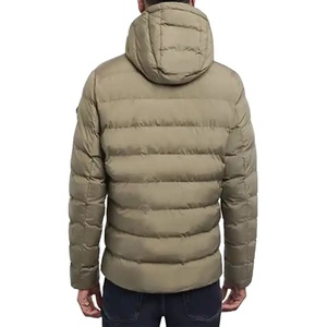Custom Men Thick Quilted Bubble Puffer <b>Jacket</b> Winter Outdoor Breathable <b>Waterproof</b> Coat Zipper Cotton Filled <b>Padded</b> <b>Jacket</b> 2026 - Product Image 3