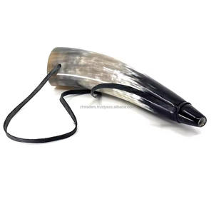 ฮอร์นควายขัดเงาแบบสูงปลายโค้งกว้างและสีธรรมชาติศิลปะสไตล์สัตว์อาเกตแอฟริกาและของสะสม - Product Image 5