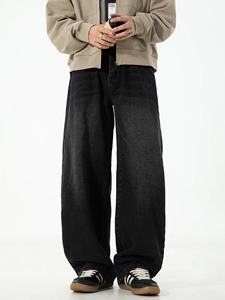 <b>High</b> <b>Waisted</b> <b>Men's</b> Baggy Denim <b>Jeans</b> OEM Manufacturers Newly <b>Men's</b> Wash Loose Denim <b>High</b> Quality and Fashionable Denim Pants - Product Image 6