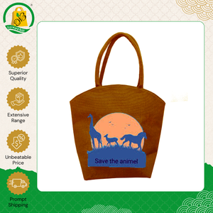 Bolsa de Lona para Mujer de Excelente Calidad en Oferta con Logotipo Personalizado y Estampado de Rayas, Asa de Cuerda Trenzada, de la India - Product Image 6