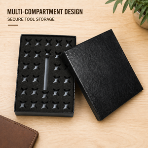 Top Quality <b>Leather</b> Craft Storage Box Multi Compartment <b>Tool</b> Organizer | Durable Portable Case | India 2026 Export Product <b>Tools</b> - Product Image 2