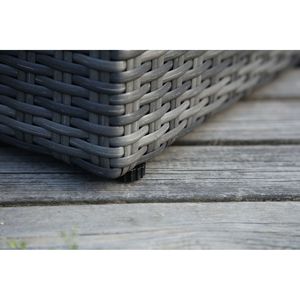 โซฟาหวายกลางแจ้ง 7 ชิ้น สีเทา เฟอร์นิเจอร์สวนลานบ้าน ชุดเฟอร์นิเจอร์สำหรับใช้กลางแจ้งที่ทันสมัยและทนทาน - Product Image 5