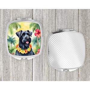 Giant Schnauzer Luau Compact Folding Handheld Makeup <b>Mirror</b> Portable Travel Decorative <b>Mirror</b> Gift for Women Girls <b>Pocket</b> Size - Product Image 4