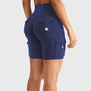 Latest Design Custom Breathable Quick Dry <b>Women's</b> Training Gym Workout Polyester Spandex Stretchable Gym <b>Shorts</b> Wholesale - Product Image 3