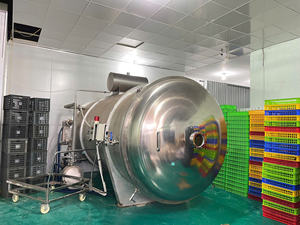 เครื่องอบแห้งแบบแช่เยือกแข็งด้วยระบบสุญญากาศอัตโนมัติ ควบคุมด้วย PLC ทำจากสแตนเลสสำหรับการแปรรูปอาหาร รุ่น WHFD-100 - Product Image 5