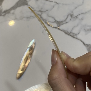 White Mother Pearl Slice <b>Fishing</b> Lure Spoon Hard <b>Floating</b> Bait Boat Polished Seashell Fish Attractor for Pike Trout Lake Ocean - Product Image 5