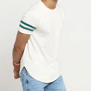 Camisetas de Hombre de Talla Grande, Tejido de Punto Transpirable, Manga Corta, Cuello Redondo, Estampadas, en Venta - Product Image 6