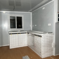 Maison préfabriquée en acier de type Granny Flat, 20 pieds, 40 pieds, mobile pliable, prix conteneur pliable et extensible pour villa préfabriquée