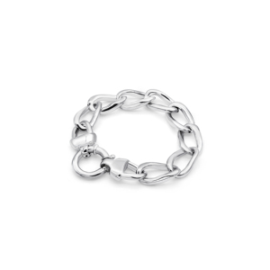 Pulsera de Cadena de Eslabones Ligeramente Retorcidos, Tamaño Mediano - Product Image 1