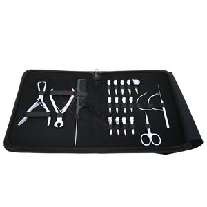 ชุดอุปกรณ์ต่อผมไมโครลิงค์สีดำระดับมืออาชีพ พร้อมที่หนีบวงแหวนไมโครสแตนเลส และหวีสำหรับถอดวงแหวนนาโน - Product Image 1