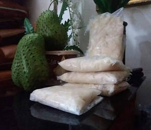NATURAL IQF FROZEN SOURSOP PULP TROPICAL FRUIT SUPPLIER VIETNAM - Product Image 1