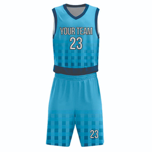 Camiseta de Baloncesto Reversible Económica con Estampado por Sublimación, Personalizada OEM, de Secado Rápido, con Cuello en V - Product Image 4
