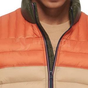 Veste d'hiver matelassée pour homme de haute qualité, respirante, à capuche, avec logo sur le devant, design léger et écologique, best-seller - Product Image 5