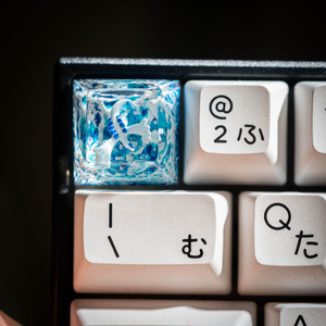 Keycaps Artisanat Forêt Mystique, Keycaps Artisanat Personnalisé, Keycaps Anime Mignons, Keycaps Verts, Ensemble de Keycaps, Keycaps en Bois - Product Image 6