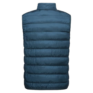 Gilet matelassé décontracté pour homme de haute qualité, respirant, en laine, coupe-vent, avec capuche et fermeture éclair, technique de lavage uni - Product Image 6