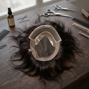 Peluca india de alta calidad para hombre de Taz Hair, estilo rizado profundo, sistema de tupé con encaje suizo suave, directo de Bangladesh - Product Image 3