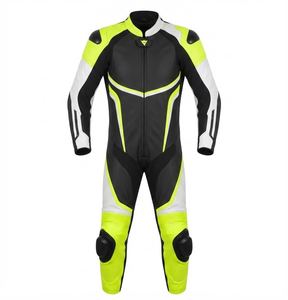 Combinaison de moto en cuir sur mesure de qualité supérieure MotoCP Racing 1 pièce, équipement de conduite avec bosse niveau 2 CE, fabriquée sur mesure - Product Image 1
