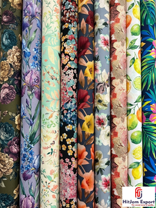 Tela de Poliéster Estampada Digital Personalizada, Material Textil Suave de Primera Calidad para la Fabricación de Prendas y Textiles para el Hogar - Product Image 5