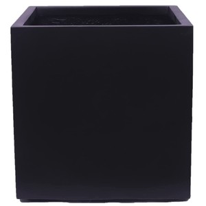 กระถางดอกไม้สี่เหลี่ยมทำจากไม้สนสีดำกล่องชาวไร่ไม้ทำมือ - Product Image 1