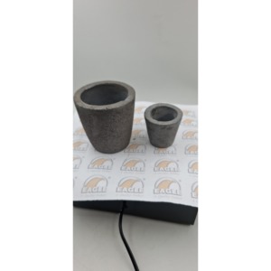 Creuset en graphite Eagle Clay n° Crucible de moulage de bijoux rond de 0,400 g (0/1-750 g) - Product Image 1