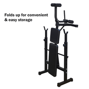 Pieghevole panca tozza per la casa/ufficio Fitness allenamento aerobico per il muscolo addome braccia spalle gambe per adulti uomini donne - Product Image 2