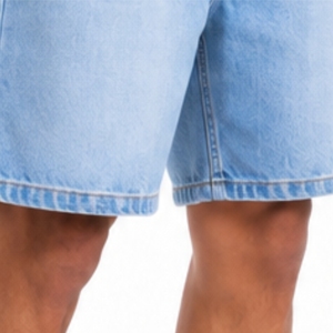 Shorts en jean pour hommes, de qualité supérieure, durables, élégants, confortables, coupe droite, style décontracté d'été, en tissu de coton imprimé - Product Image 6