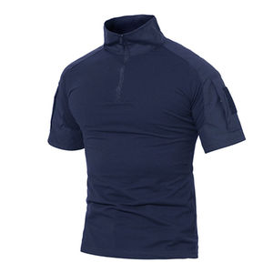 Chemise tactique à manches courtes pour homme, sport de plein air, randonnée, chasse, entraînement, haute élasticité, confortable, séchage rapide, respirante - Product Image 1