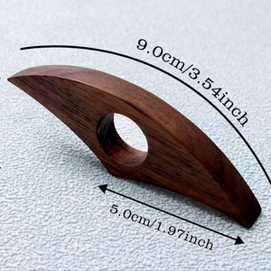 Soporte de Anillo para el Dedo para Leer Libros, Sujetador de Dedos de Madera - Product Image 1