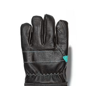 Guantes de Soldadura de Cuero de Diseño Personalizado, Resistentes al Fuego, de Alta Calidad, Precio Económico, Fabricante Líder, Guantes para Bomberos - Product Image 6