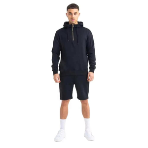 Conjunto Deportivo Personalizado OEM para Hombre, Chaqueta Reflectante y Pantalones Cortos Deportivos con Cremallera y Capucha - Product Image 1