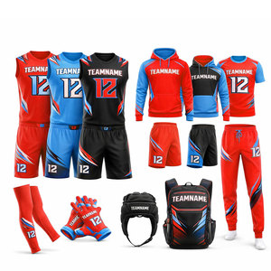 ชุดเสื้อและกางเกงฟุตบอล 7v7 คุณภาพพรีเมียมแบบสั่งทำพิเศษ รับผลิตแบบ OEM ODM มีทุกแบบให้เลือก - Product Image 2