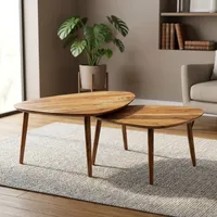 Table basse moderne en marbre avec base en bois, meubles faits à la main pour le salon