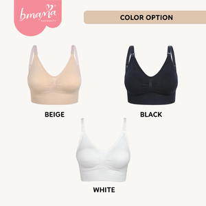 Sujetador de lactancia inalámbrico sin costuras para mujer, manos libres, para extraer leche materna - Product Image 5