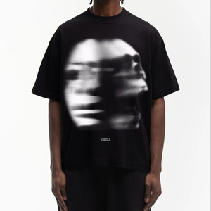 เสื้อยืดผู้ชายคอลเลคชั่นใหม่ฤดูร้อนปี 2025 น้ำหนัก 230 กรัม ผ้าฝ้ายถัก 100% พิมพ์ลาย ทรงโอเวอร์ไซส์ สไตล์วินเทจ ระบายอากาศได้ดี เป็นมิตรต่อสิ่งแวดล้อม ไม่เป็นขุย - Product Image 3