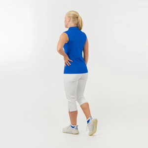 Meilleures ventes : T-shirt de golf tricoté sans manches décontracté, à demi-zip, athlétique, écologique, à séchage rapide, motif uni, avec service OEM ODM - Product Image 4